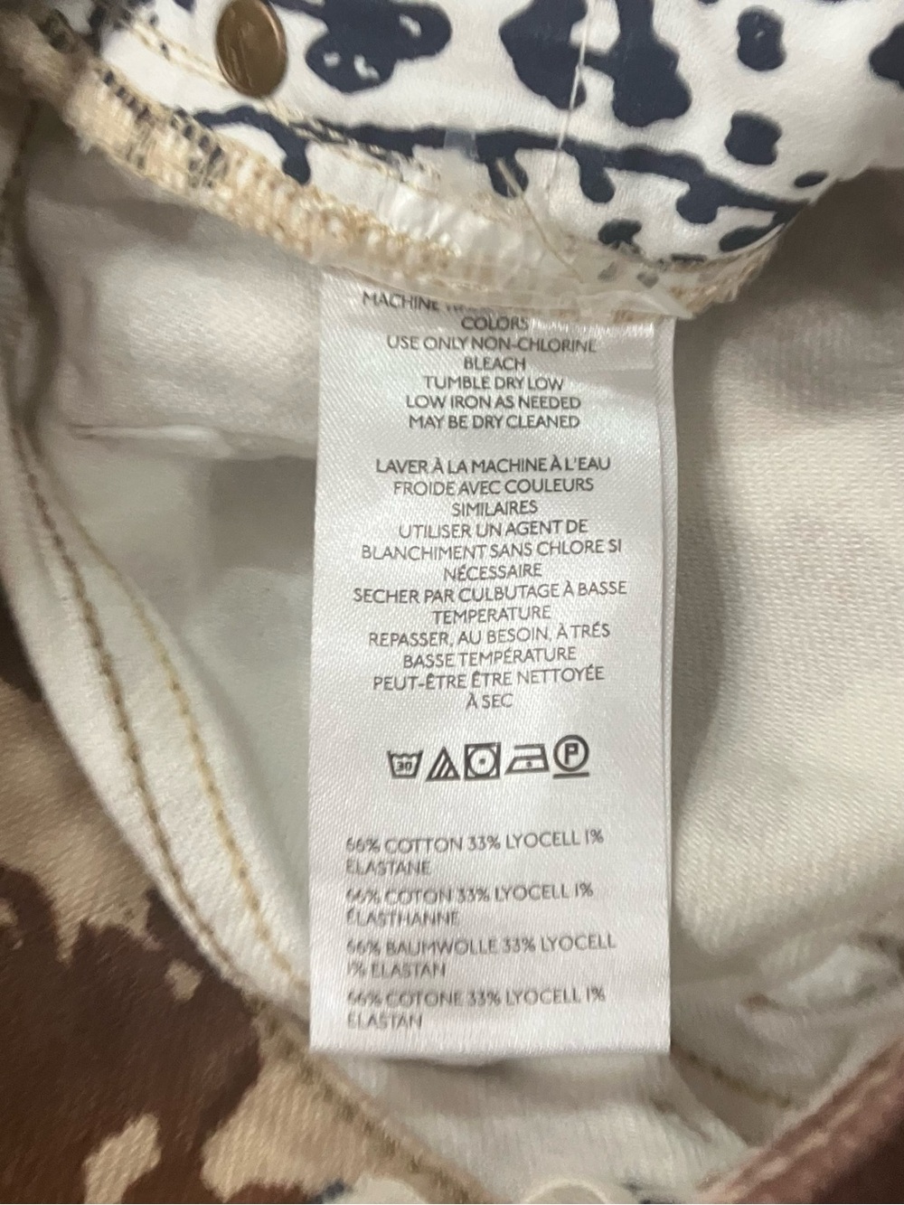 Free People 'We The Free' Risk Taker Printed Jeans - Picture 7 of 8